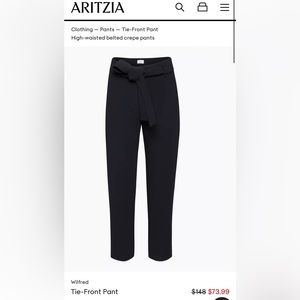 WILFRED front tie pants